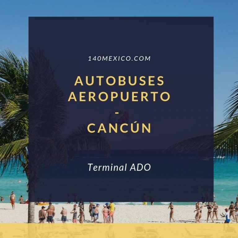 Autobuses del Aeropuerto de Cancún a Cancún | horarios 2024